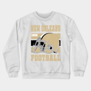New Orleans Retro Football Crewneck Sweatshirt